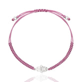 Pulsera Mujer Plata 925 Amuletos Mano Tejida Anamora por Tanya Moss - Tanya Moss